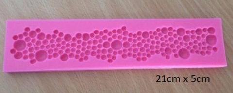Brand new bead pearl or beer froth silicone fondant mould