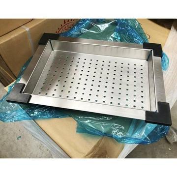304*445*47mm Drainer Tray Stainless Steel for Kitchen Sink