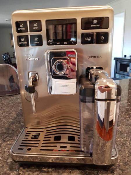 Saeco Exprelia Expresso machine stainless steel