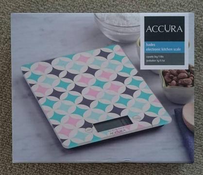 Accura Hades Electronic Kitchen Scales 5kg (3 designs) *NEW*