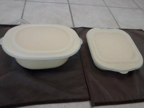TUPPERWARE SET OF 2 CONTAINERS COMPLETE