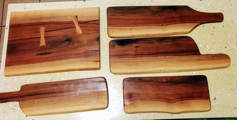 Wooden chopping/ cheese/ platter boards