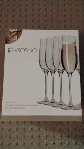 Krosno champagne flutes