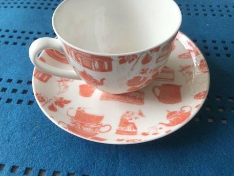 Crabtree and Evelyn teacup and saucer