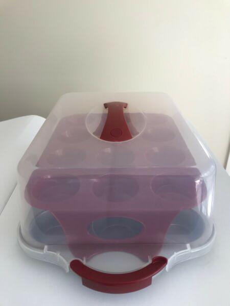 24 Cupcake tray and Carry Case