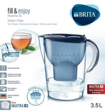 Brita Marella XL 3.5L Water Filter Jug & 2 Brita Maxtra Filters