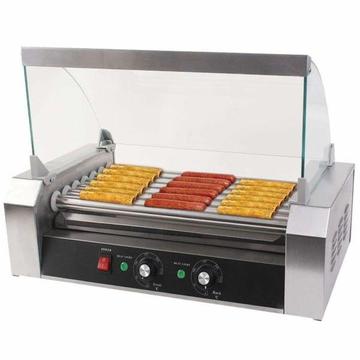Commercial Grade 18 Hot Dog Sausage 7 Roller Grill Machine Cover