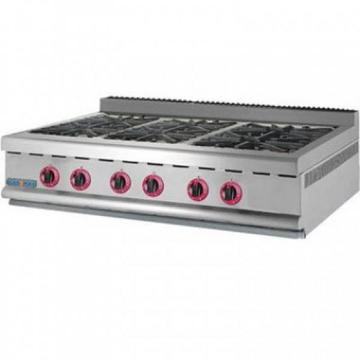 JZH-TRP-6 GASMAX Natural Gas Six Burner Top with Flame Failure