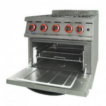 JZH-RP-4 GASMAX Natural Gas Four Burner Top On Oven with Flame Fa