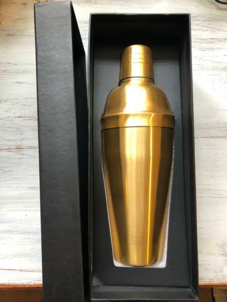 Cocktail Shaker - stainless steel - brand new in box