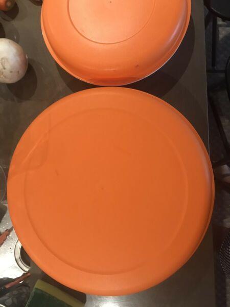 Tupperware Serving Platters (2)
