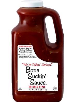2.21kg bone suckin barbecue sauce USA thicker style gluten free