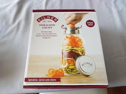 Kilner Spiralizer Jar Set, brand new in box