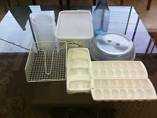 Set of 9 Plastic Kitchen Utensils