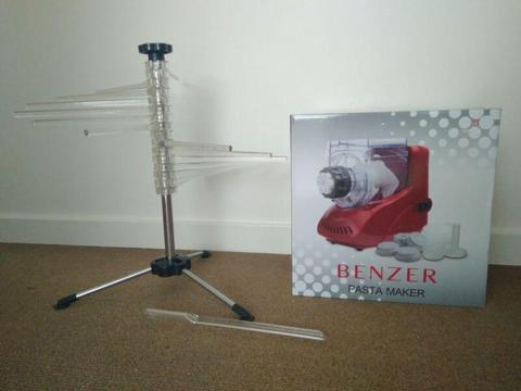 Benzer pasta maker and pasta drying rack