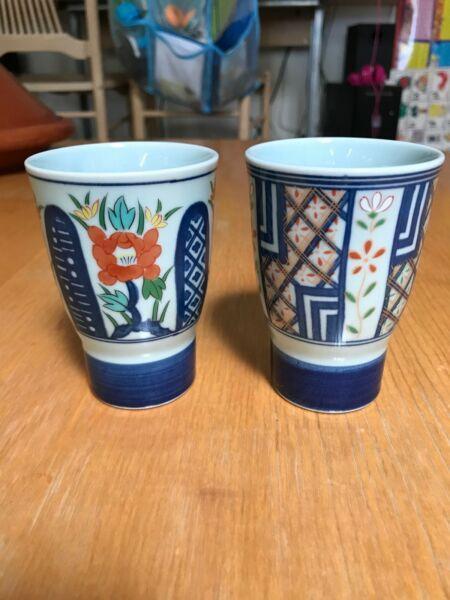 Japanese tea cups