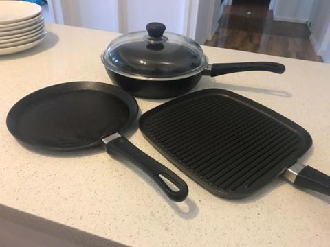 Scanpan Ceramic Titanium Frying Pan, Crepe Pan & Grill