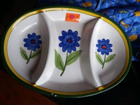 Platter Plate Ceramic Used twice