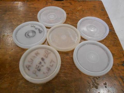 Clear TUPPERWARE Seals Lids #297 spare parts $2 to $4 each