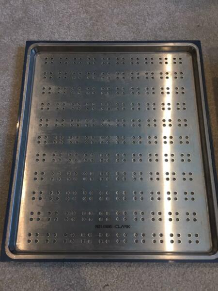 Pete Evans Clark stainless steel drainer tray and cutlery drainer