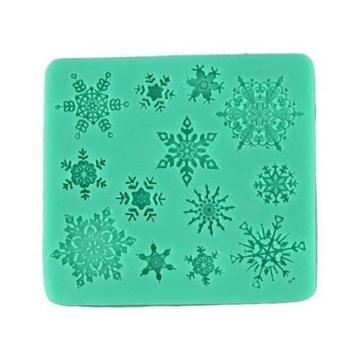 65036 snowflakes silicone cake decorating cutters molds soap