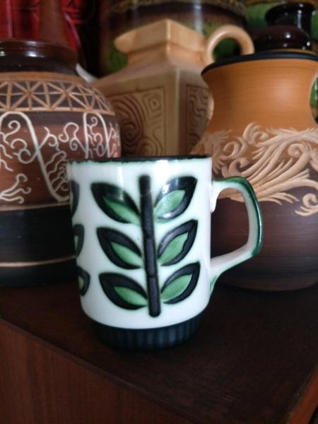 Vintage Boch Belgium Ceramic Tea Coffee Mug Cup