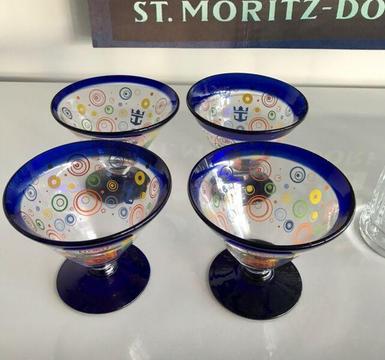 A set of 4 cocktail glass
