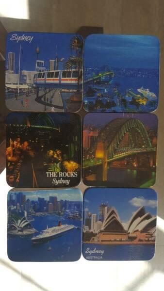 Drink coasters with Sydney designs (6)