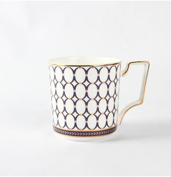 Luxurious blue/ gold colour triumphal arch decal Tea/Coffee mug