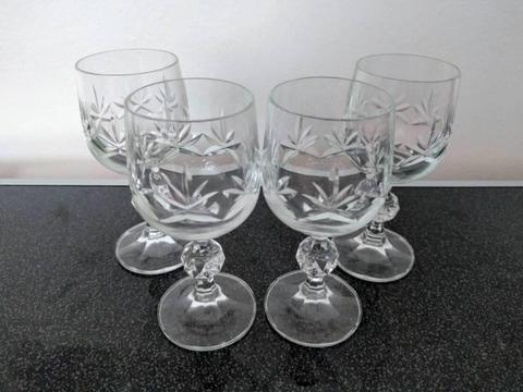 Sherry Crystal Glasses (Set of 4)