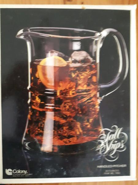 Water Jug glass brand new