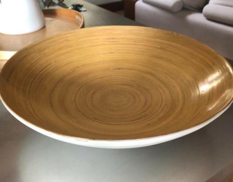 Lapisan large serving bowl bamboo Moving SALE