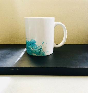 Marble Design Drinking Mug Pretty Cool Abstract Cup