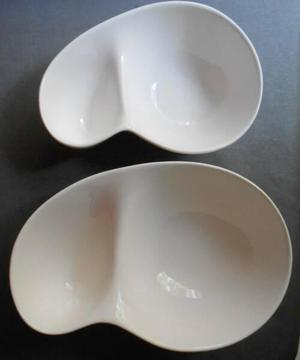 Maxwell a Williams Oslo, Set of Bowls, 2 Pieces, Porcelain, White