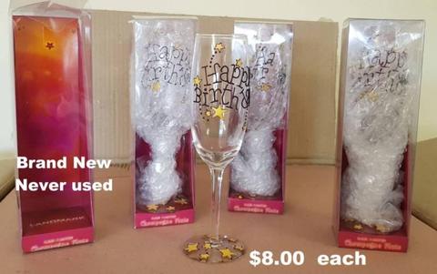 Birthday Champagne Flutes $8.00 each