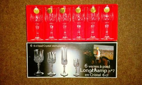 RCR Crystal Glass Sets New in box