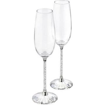 Swarovski Crystaline Glasses/Toasting Flutes