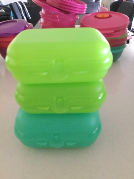 Tupperware oyster containers X 3
