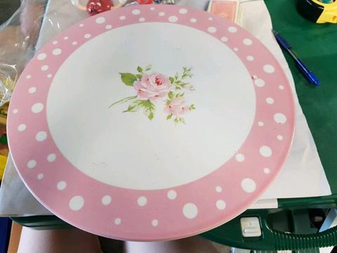 Ashdene Flower Cake plate / serving stand