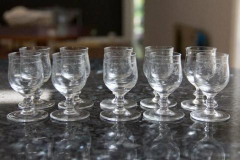 10 x Port Glasses in Excellent Condition! Marsfield