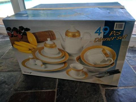 49 piece Dinner and dining set