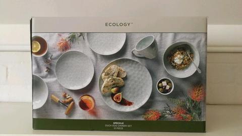 Ecology - Speckle 12 piece Dinner Set - Duck Egg (BRAND NEW)