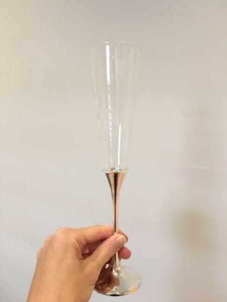 Brand New: Waterford Lismore Bead Champagne Flute Pair