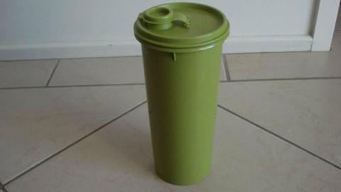 Retro Green Vintage Tupperware Canister