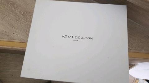 Royal Doulton crystal wine glasses