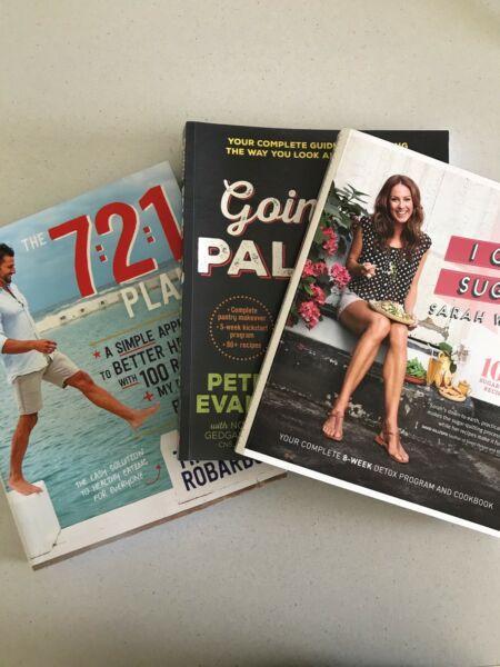 Cook Books for sale - The 7:2:1 Plan, I Quit Sugar & Going Paleo