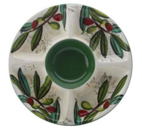 MAXWELL WILLIAMS D'OLIVA COLLECTION CHIP DIP PLATE 34 cm