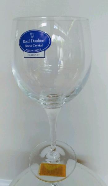 Royal Doulton red wine glasses - set of 2