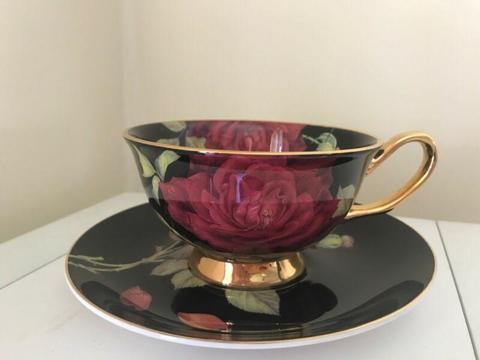 T2 cup and saucer, fine bone China, never used