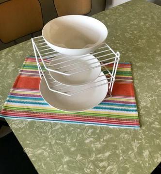 White - Plate stand